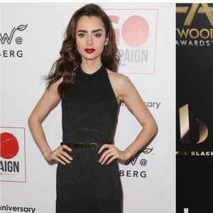 STUNNING couture Ellie Saab ombré shimmer dress